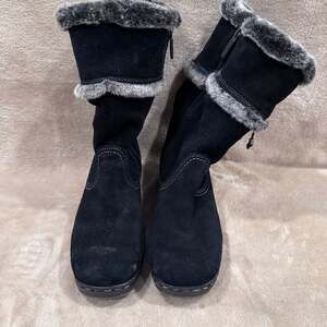 Blondo Spart Black Suede Boots Size 7.5